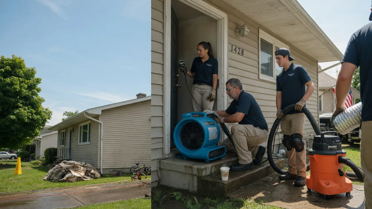 Water Damage Restoration in Hamlet, IN near me
